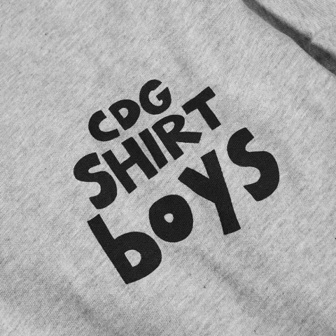 Comme des Garcons SHIRT BOY Mock Neck Logo Tee