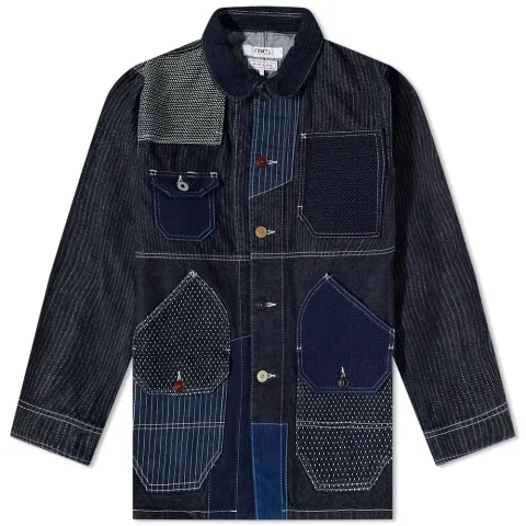 Patchwork Coverall Jacket