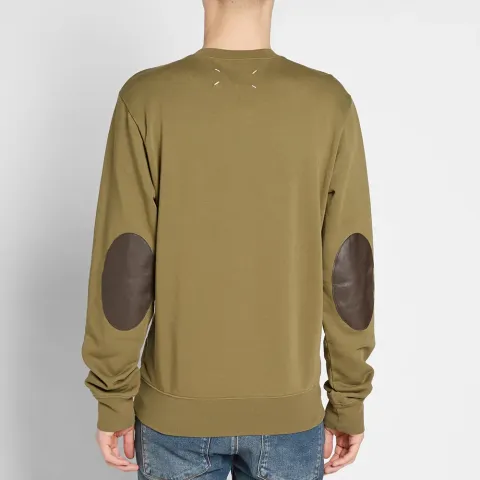 14 Elbow Patch Crew Sweat
