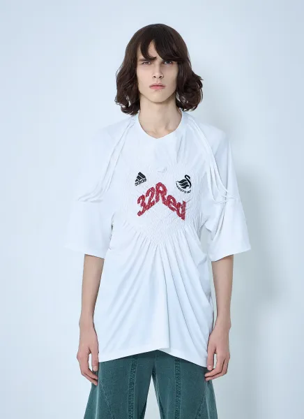 Shirred Football T-Shirt