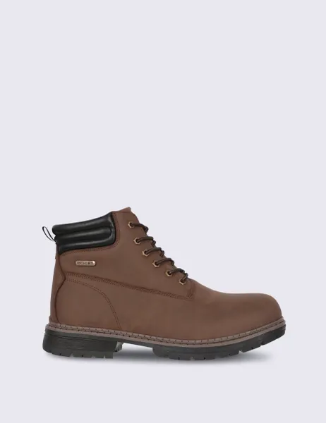 Mountain Warehouse Gorge Waterproof Walking Boots Dark Brown