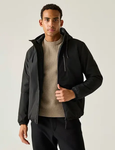 Regatta Winter Shorebay Waterproof Hooded Jacket Black