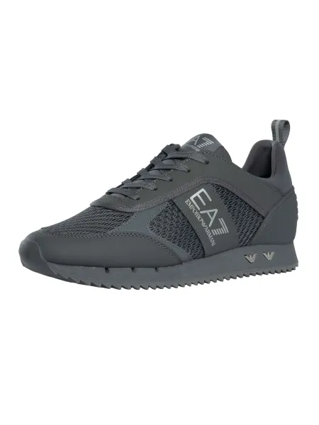 EA7 Emporio Armani Athletic Logo Mesh Trainers
