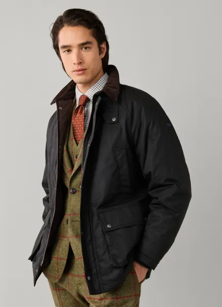 Hackett Cotton Wax Coated Field Jacket