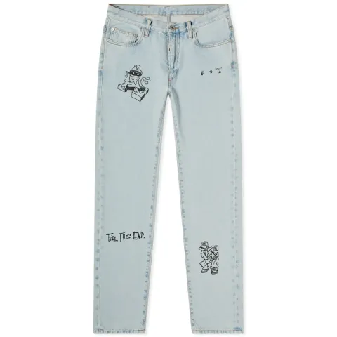 END. x Off-White Bandit Slim Jeans