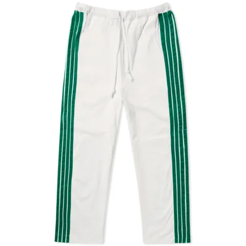 Cropped Wide Fit Stripe Track Pant