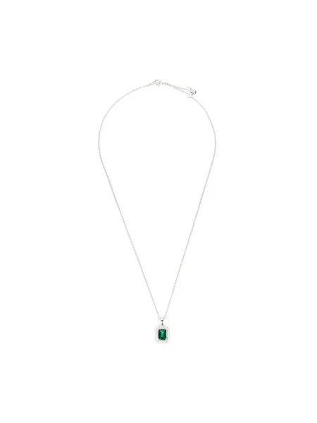 Eton Green Borderset Necklace