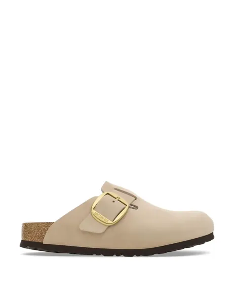 Birkenstock Boston Leather Big Buckle Clog Mules
