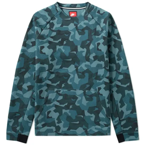 Tech Fleece Camo Crew