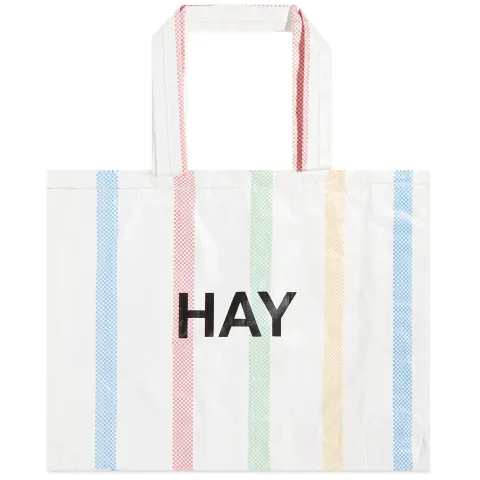 Recycled Candy Stripe Bag - Medium