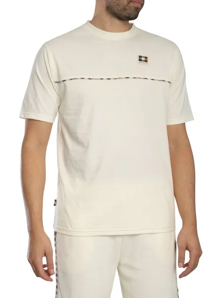 Aquascutum Club Check Piping T-Shirt