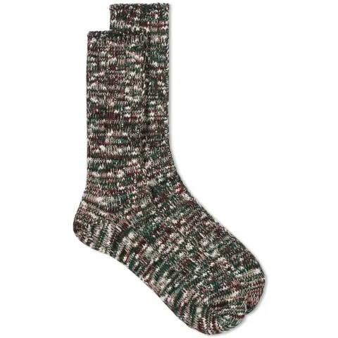 Slub Mix Crew Sock