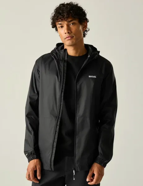 Regatta Pack It Waterproof Anorak Black