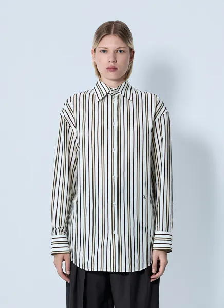 Striped Button-Down Shirt