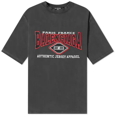 Patched Logo Oversized Tee