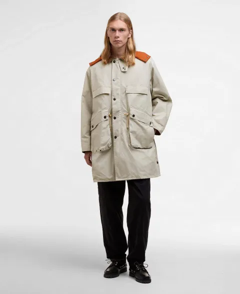 x Kaptain Sunshine Oversized Bedale Casual Field Coat