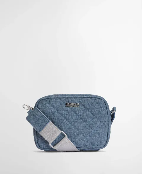 Denim Quilted Sloane Crossbody Bag