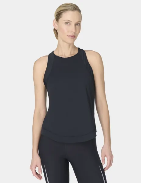 Sweaty Betty Breathe Easy Mesh Run Tank Top 2.0 Black