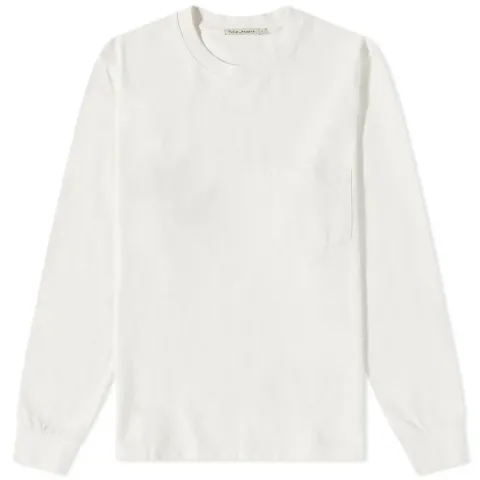 Nudie Long Sleeve Rudi Heavy Pocket T-Shirt