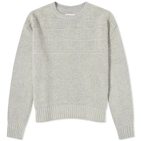 Mohair Fisherman Crew Knit