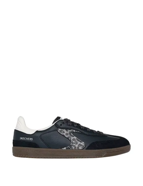 Skechers Hotshot Shimmering Spots Glitter Trainers Black