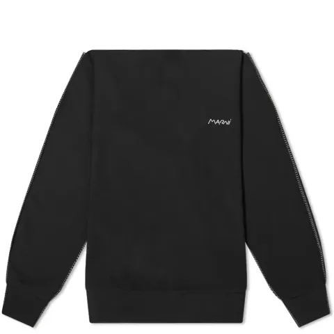 Boatneck Logo Crew Sweat