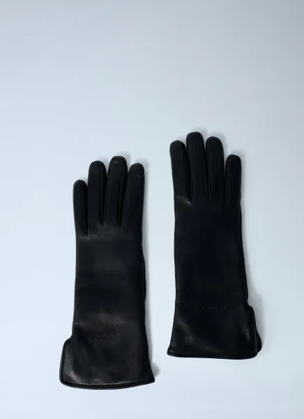 Logo Embossed Gloves