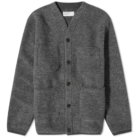 Wool Fleece Cardigan