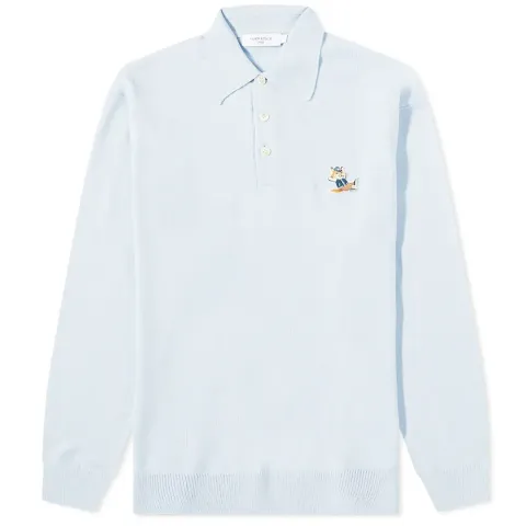 Dressed Fox Patch Knitted Polo