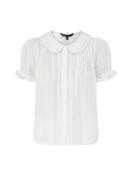 Nobody's Child Thimbolina Trim Detail Peter Pan Blouse