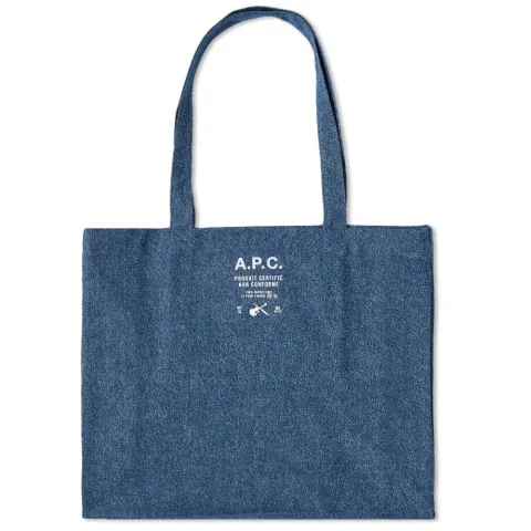 A.P.C Diane Denim Shopping Tote