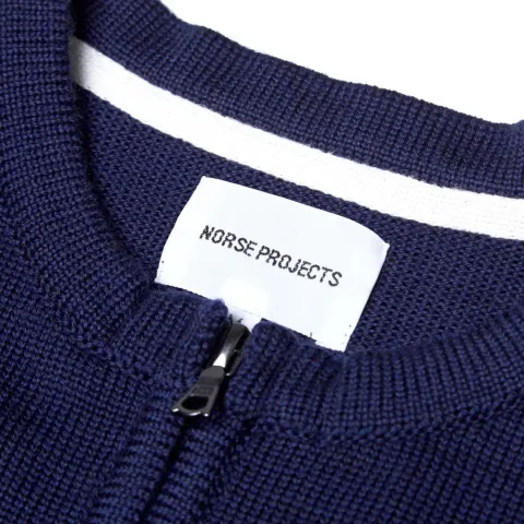 Bubble Zip Crew Knit