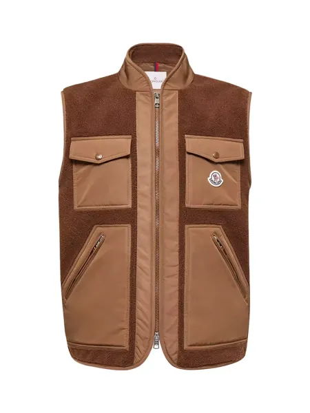 Men Karakai Gilet Brown