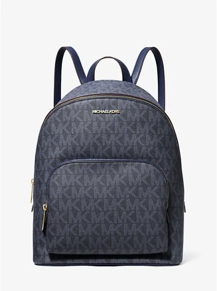 Connie Medium Signature Logo Backpack
