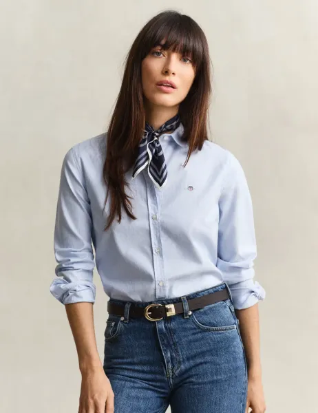 Gant Slim Fit Cotton Rich Oxford Shirt
