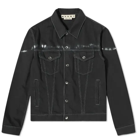 Spray Detail Denim Jacket