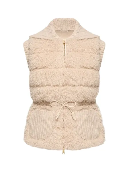 Women Gilet Light Beige