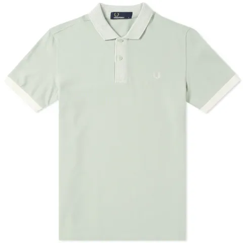 Fred Perry Stripe Collar Pique Polo