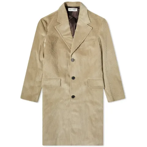 Dolphin Cord Overcoat