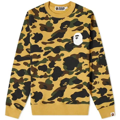 1st Camo Ape Head Crew Knit