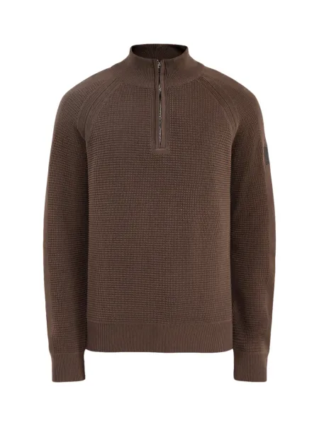Belstaff Bradwell Quarter Zip Cotton Jumper