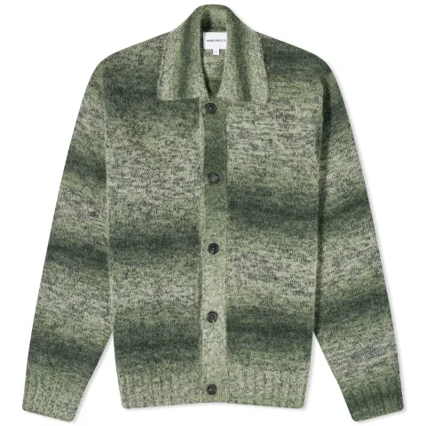Erik Space Dye Alpaca Mohair Button Polo