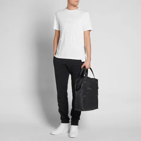 10 Cut & Sew Tonal Logo Tee