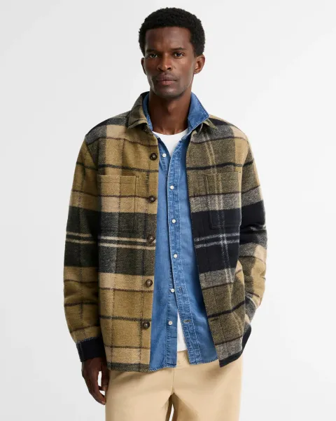 Woodlane Brushed Check Overshirt
