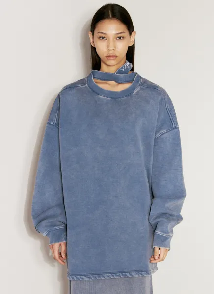 Triple Collar Sweatshirt