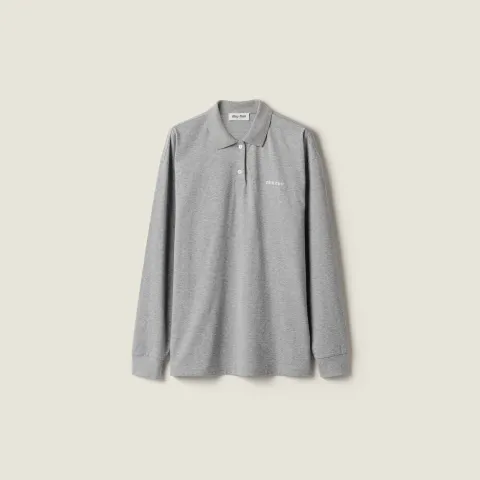 Jersey polo shirt