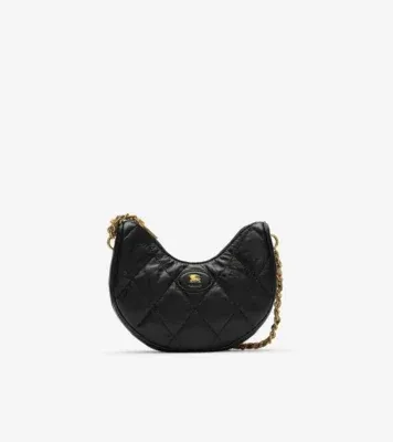 Horseshoe Chain Bag in Black - Women, Leather