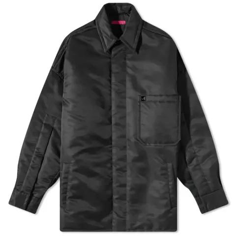 Padded Nylon Overshirt