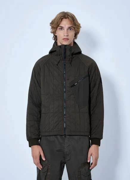 Quilted Hooded Jacket