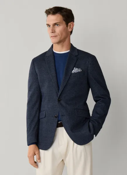 Jersey Glencheck Blazer